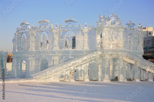 PERM - FEBRUARY 17: Theater in Ice town, on February 17, 2012