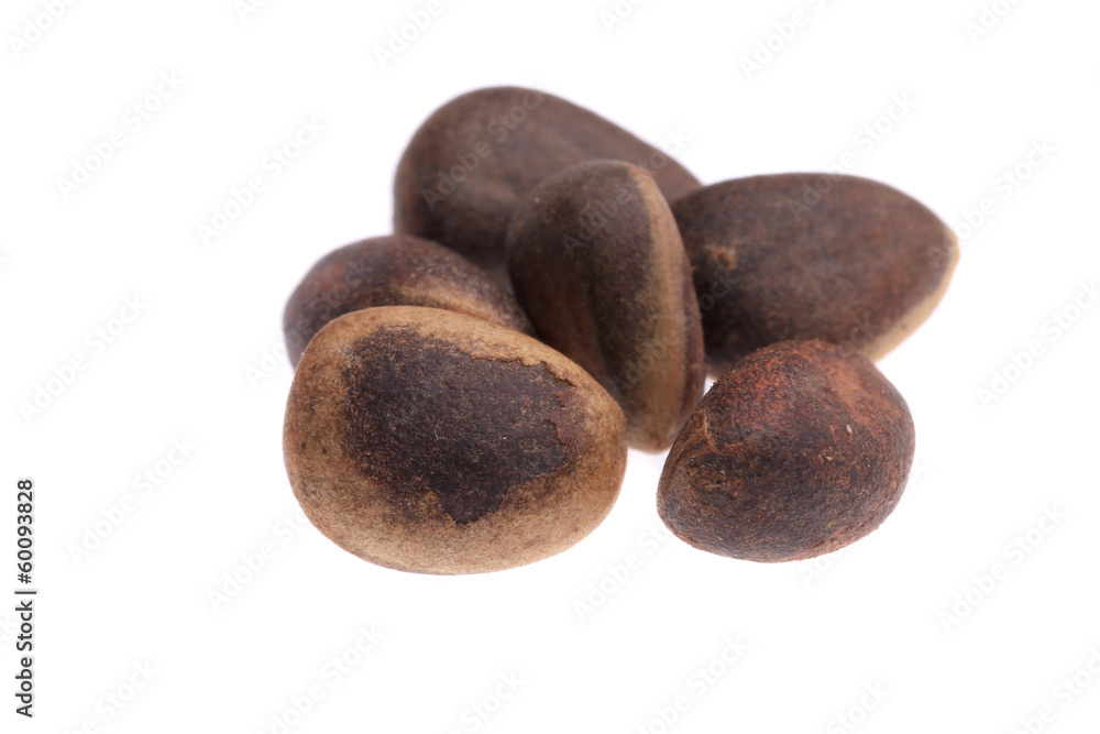 Close up of pine nuts. Close up of pine nuts.