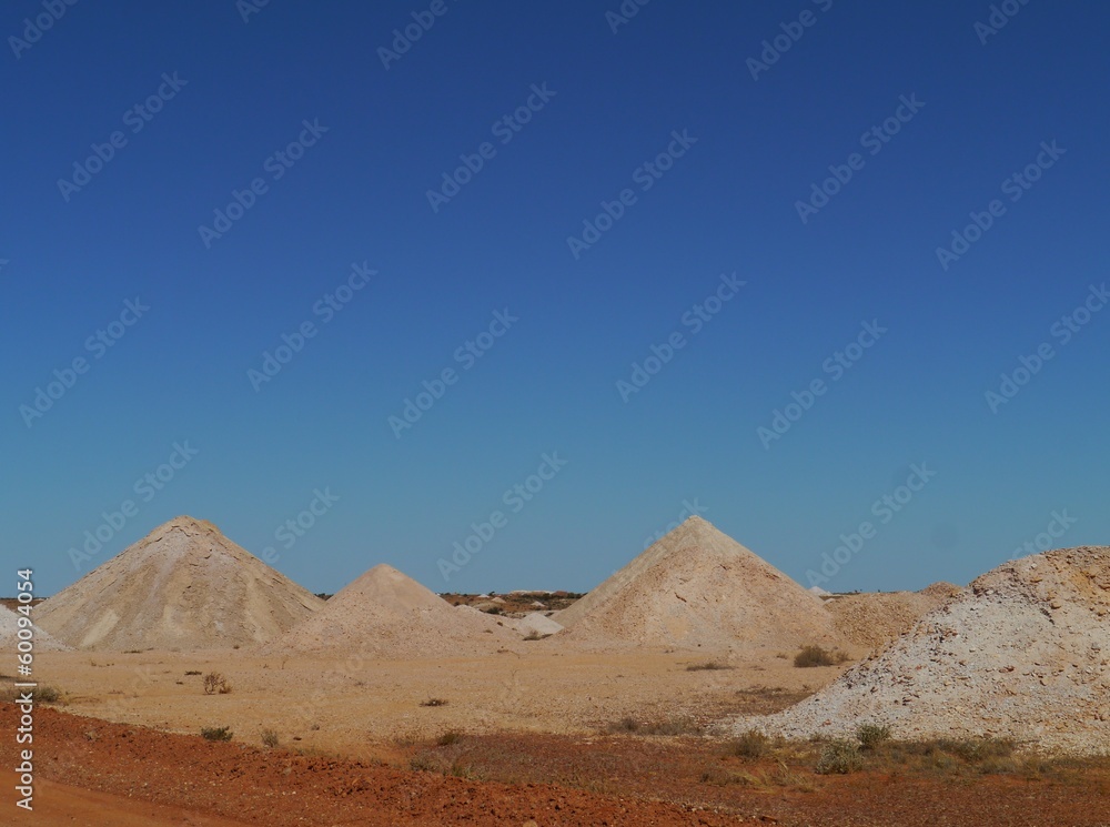 The opal mines of Coober Pedy in Australia The opal mines of Coober Pedy in Australia