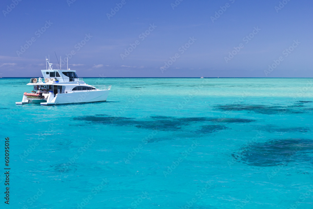 Boat in paradise