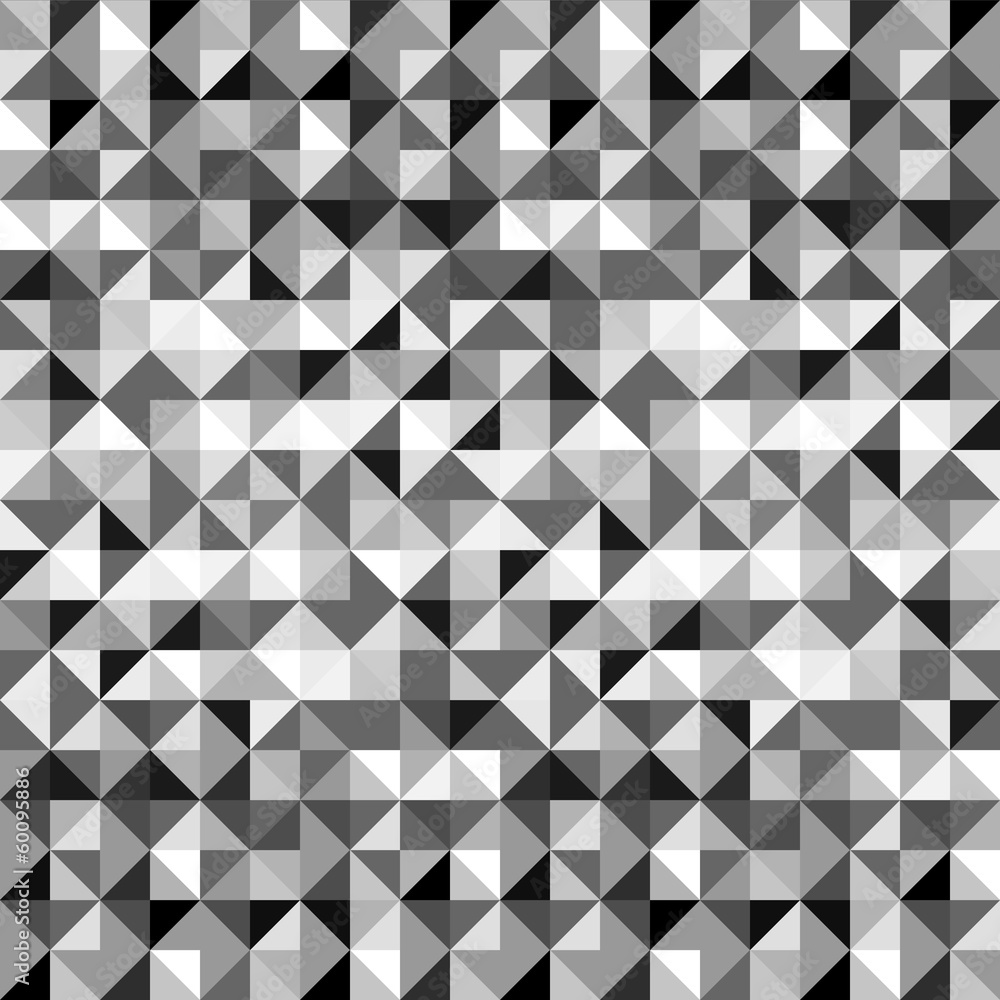 Black and white geometric triangles seamless pattern Black and white geometric triangles seamless pattern