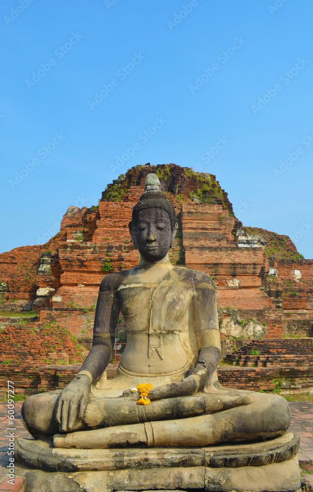 ayutthaya Antique Statue