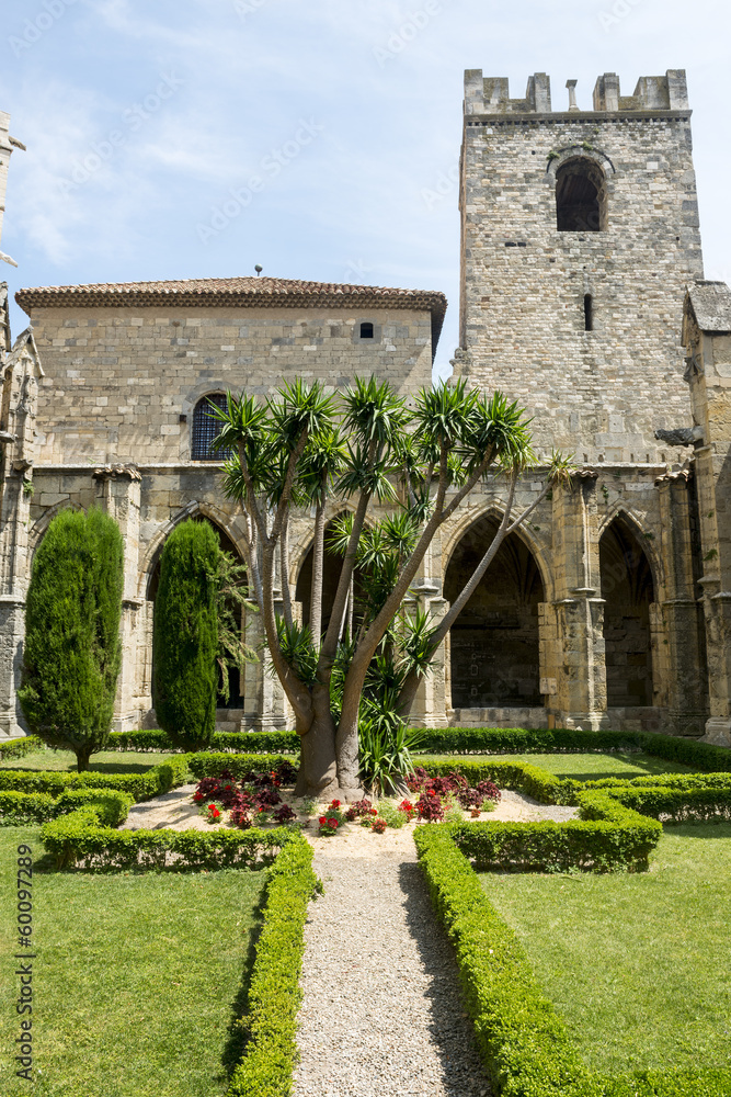Fototapeta premium Narbonne, cathedral cloister