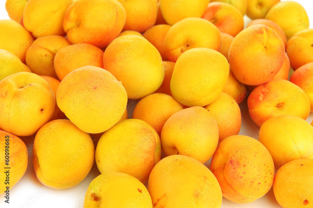 Fresh natural apricot close up Fresh natural apricot close up