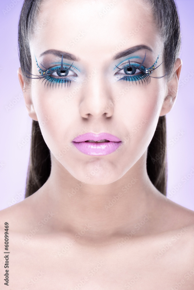 Sexy Beauty Girl with Fantasy makeup Sexy Beauty Girl with Fantasy makeup