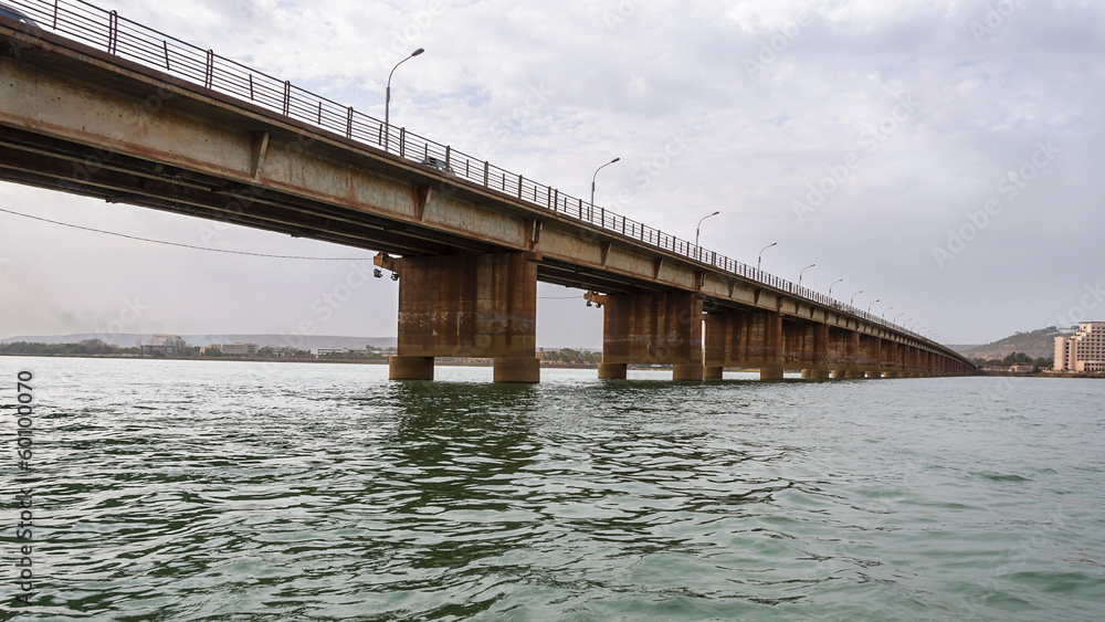 Martyrs Bridge (Pont des martyrs) in Bamako