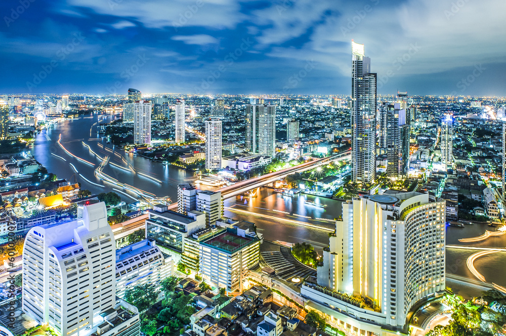 Obraz premium City scape in Bangkok Thailand