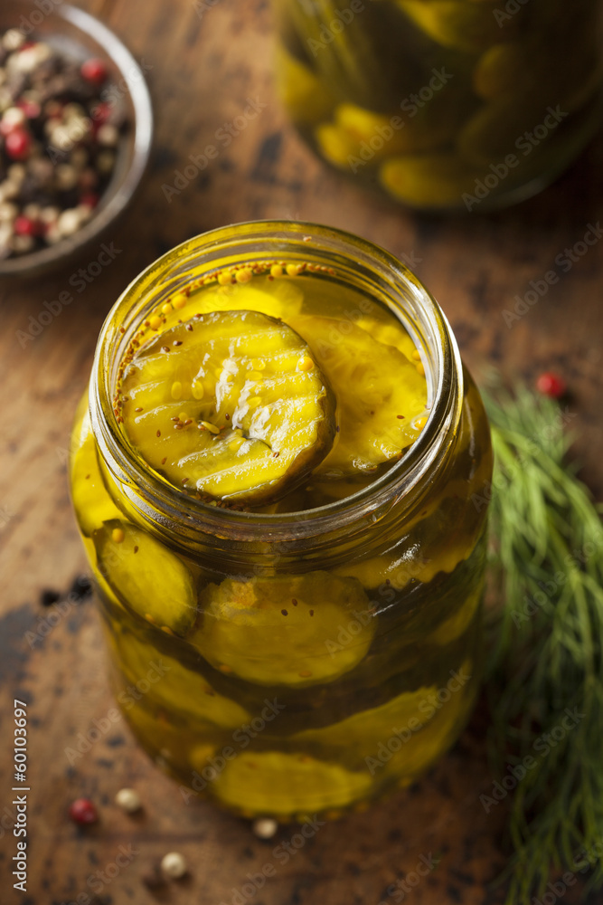 Homemade Organic Crunch Green Pickles Homemade Organic Crunch Green Pickles