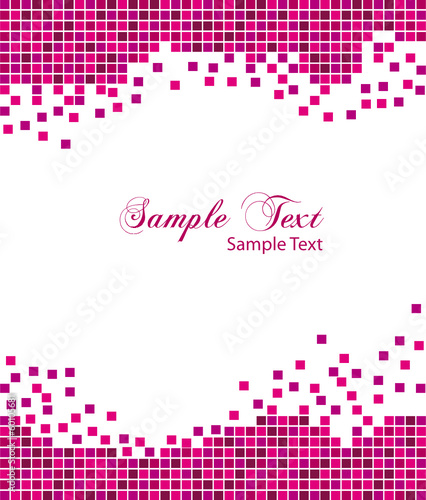 Pink mosaic. Creative background.