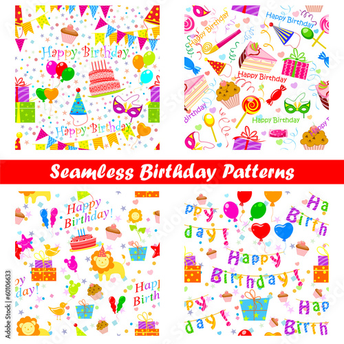 Seamless Birthday Pattern