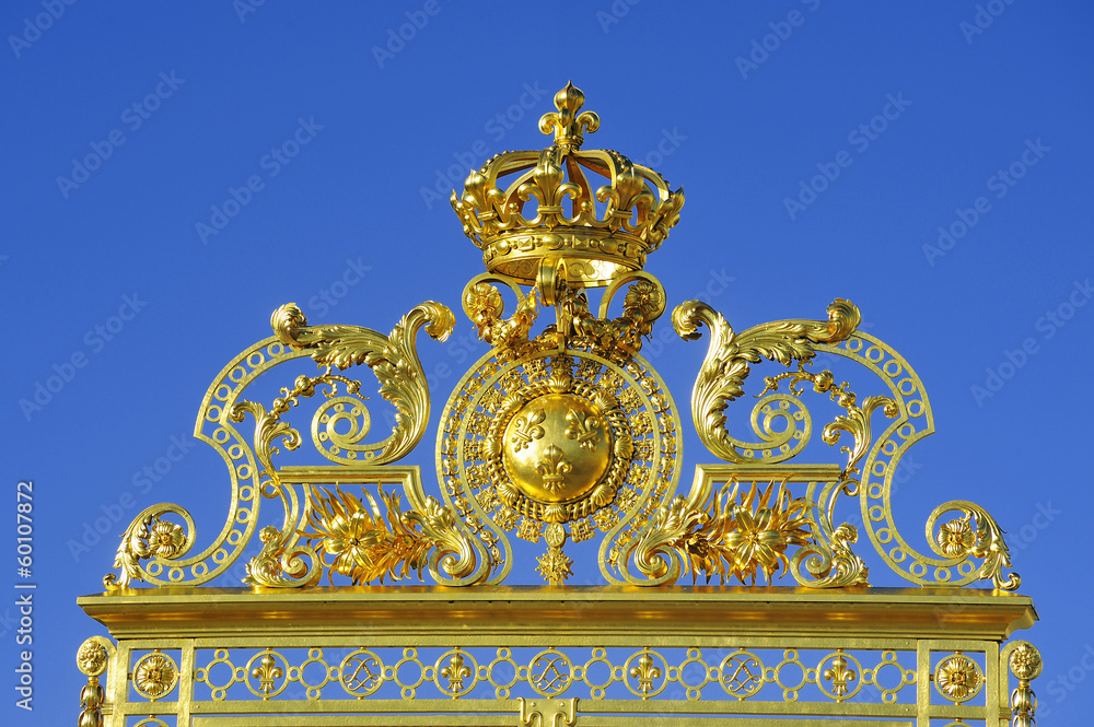 Fototapeta premium Grids input castle of Versailles