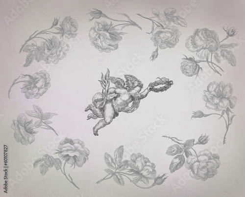 Fototapeta Naklejka Na Ścianę i Meble -  Angel illustration