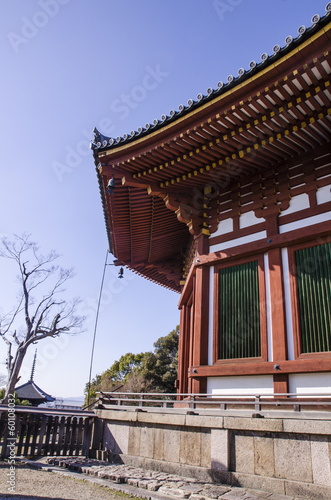 Kofukuji temple, Five-storied Pagoda at Nara, japan photo