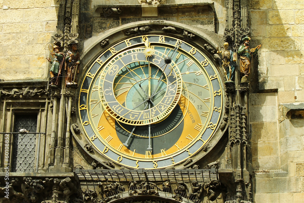 Obraz premium Astronomical clock in Prague