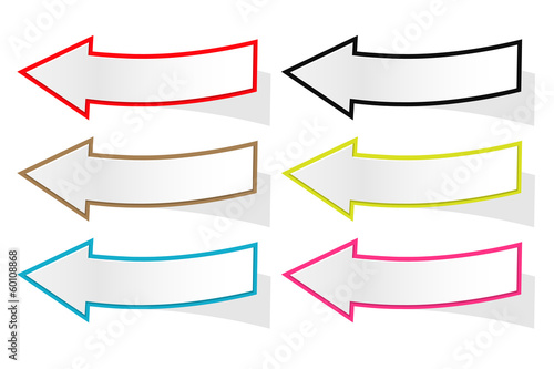 the set of folded arrows