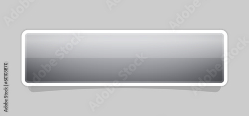 The grey glossy button