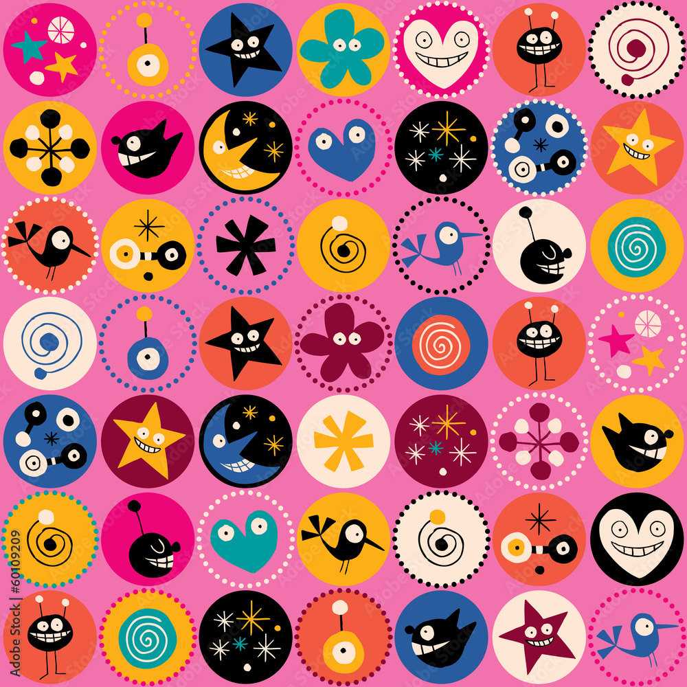 fun cartoon pattern fun cartoon pattern