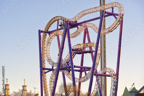 Photography Skansen stockholm Rollercoaster