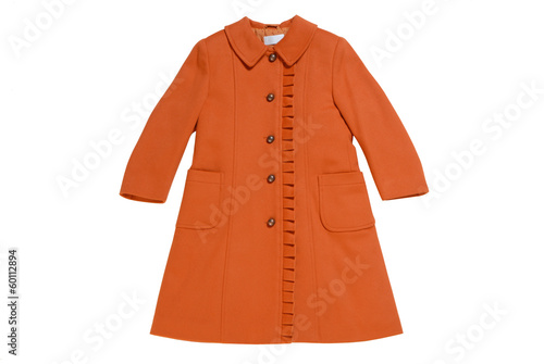 children's topcoat of thick cloth