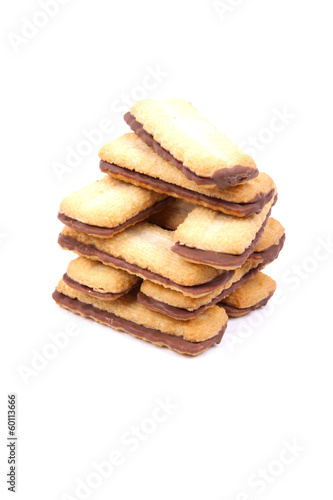buttery biscuits with chocolate centre