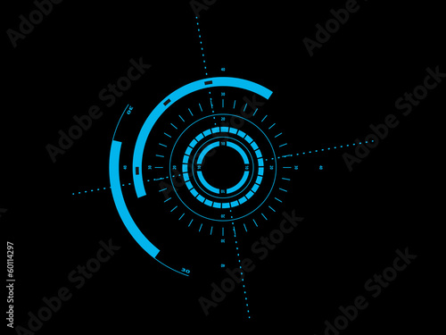 Futuristic user interface HUD 03