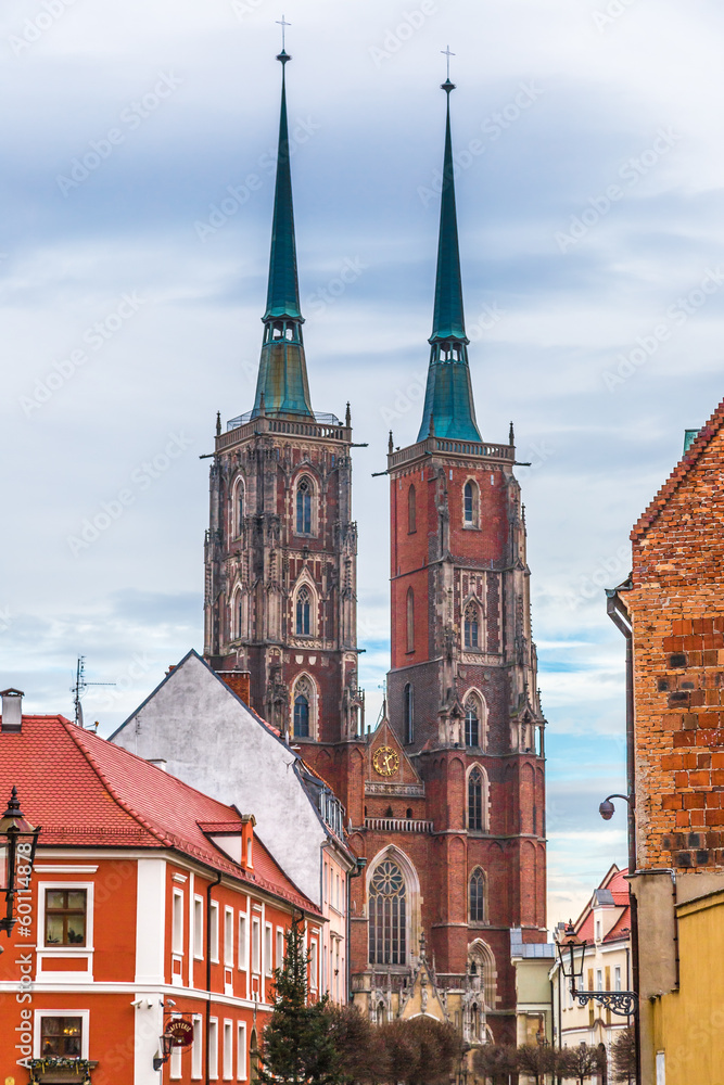 Wroclaw old city panorama