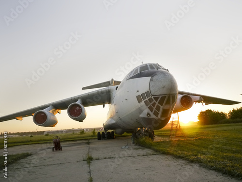 Abandoned russian aircraft