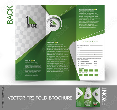 Tri-Fold Golf Tournament & Brochure Design