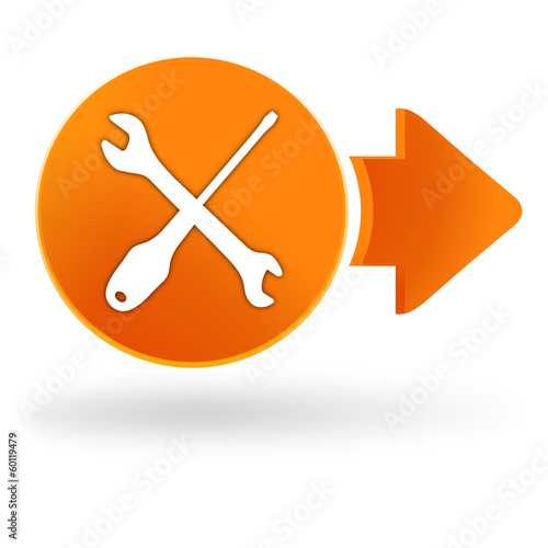 sav sur symbole web orange