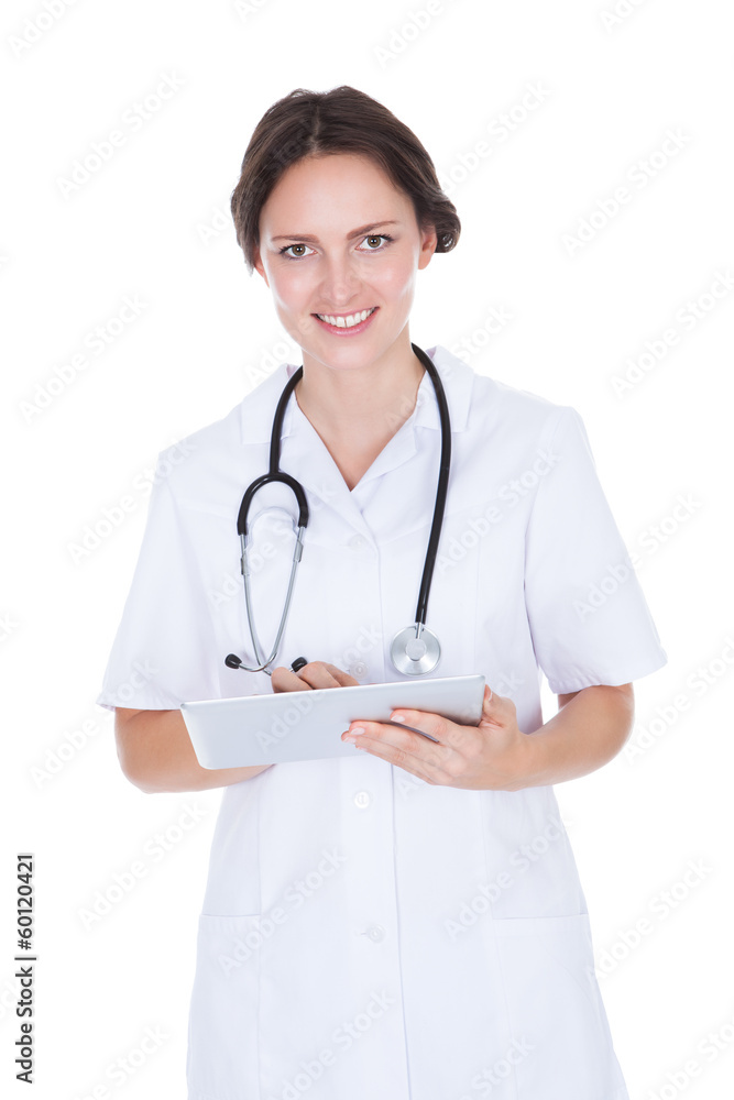 Female Doctor Using Digital Tablet Female Doctor Using Digital Tablet