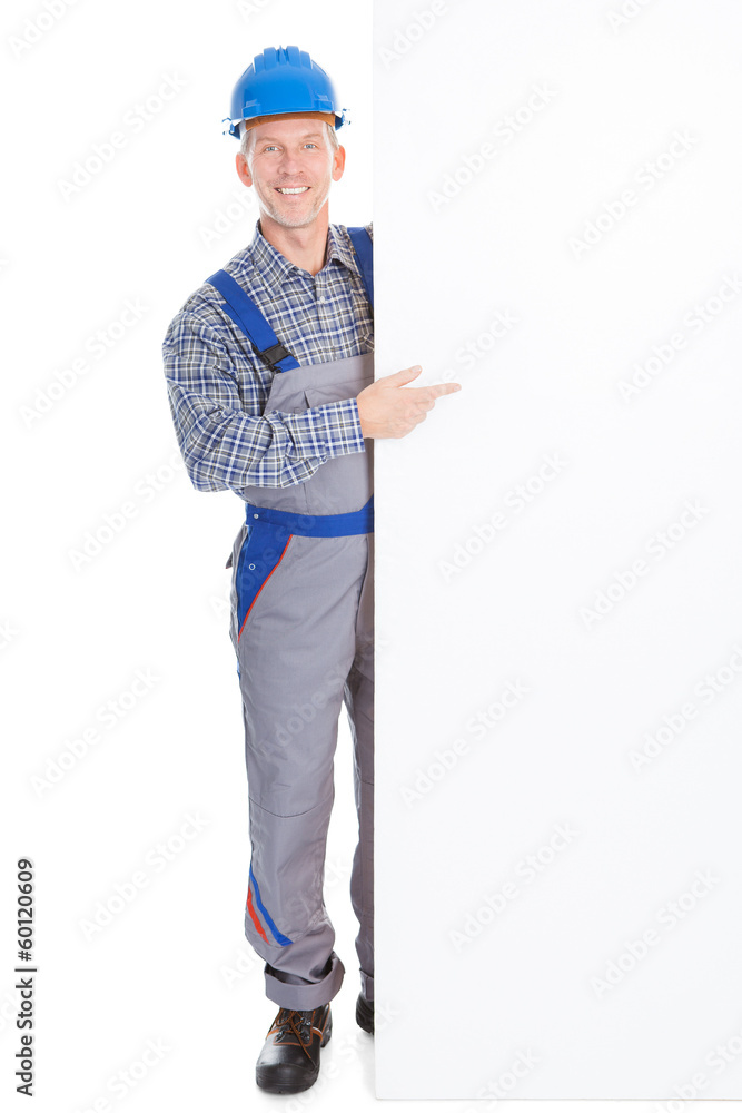 Architect Holding Placard Architect Holding Placard