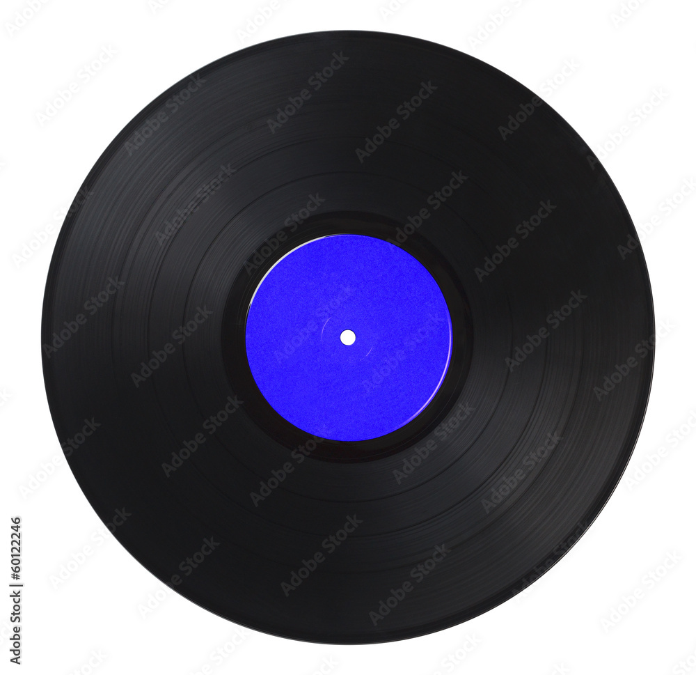 Obraz premium Płyta winylowa Blue