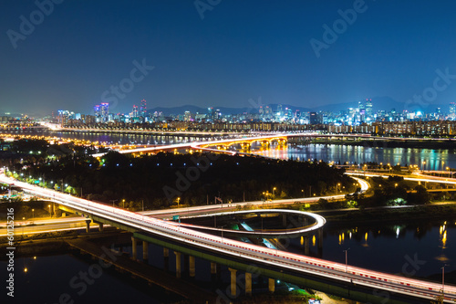 Seoul city night