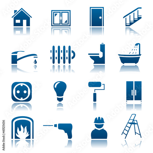 House repair icon set