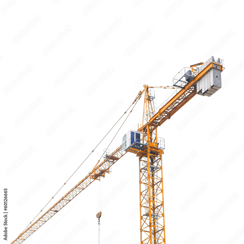 The building crane