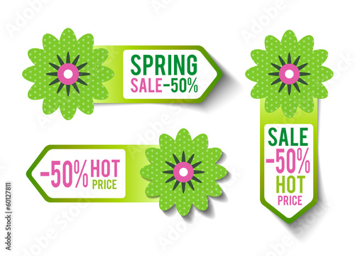 Spring Sales Labels