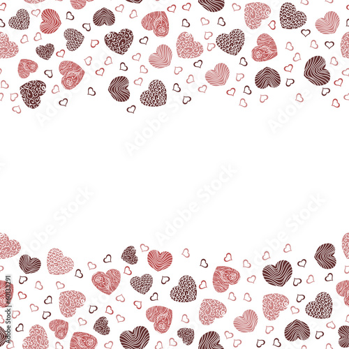 Background Valentine's Day with empty place for an inscription