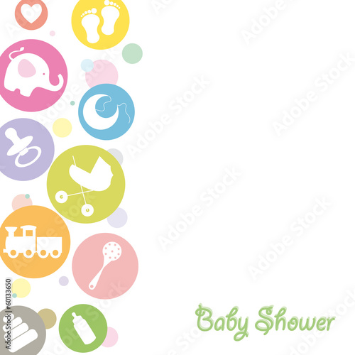 Baby birth card