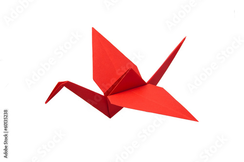 Red crane