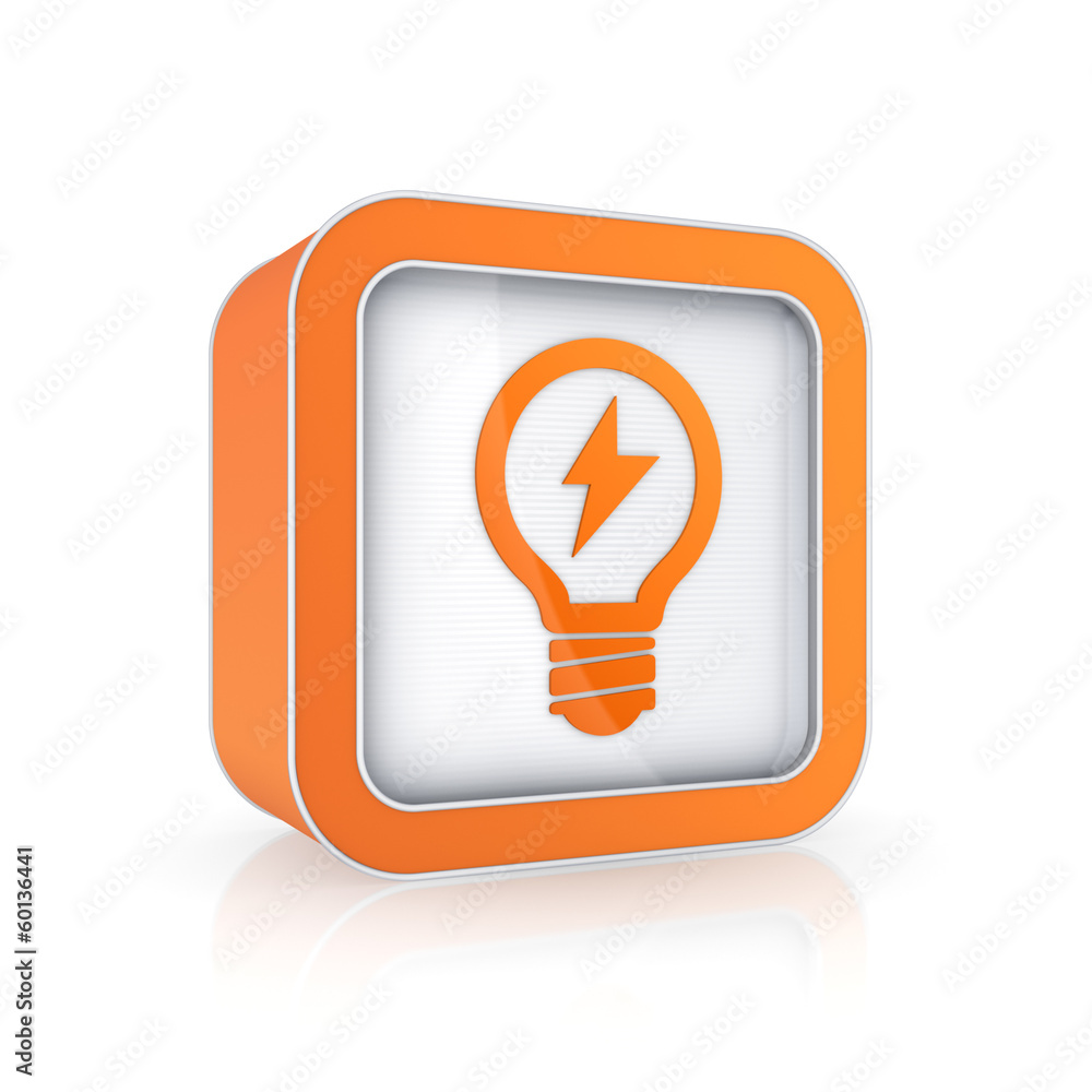 Bulb icon. Bulb icon.