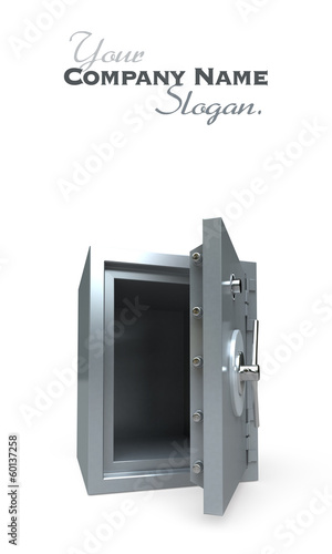 Open empty safe