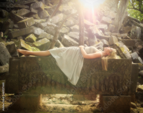 Принти на полотні Sleeping Beauty Fairy Tale Princess