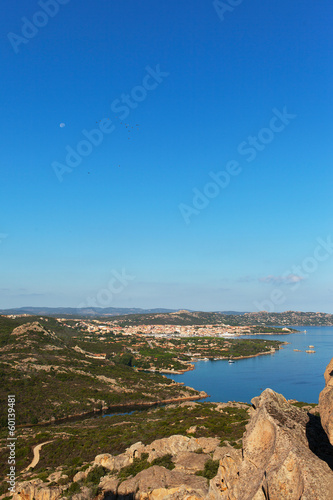 Wief from Bear rock, Sardinia, Italy. photo