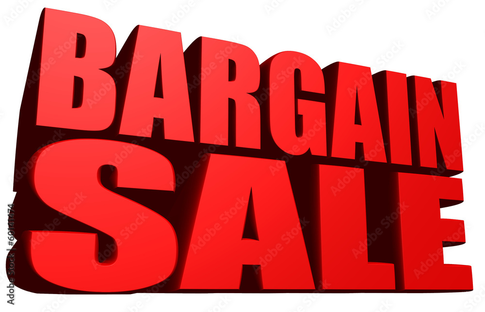 Εκτύπωση καμβά Bargain sale