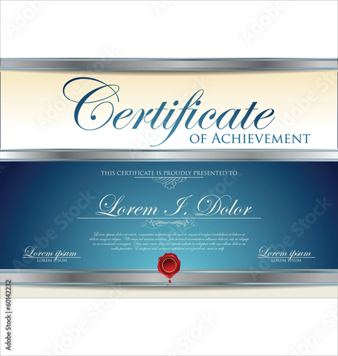 Certificate template