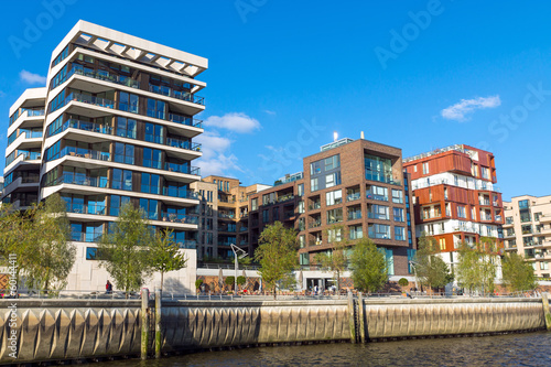 Apartment houses in the Hafencity
