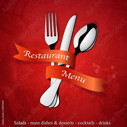 Restaurant menu