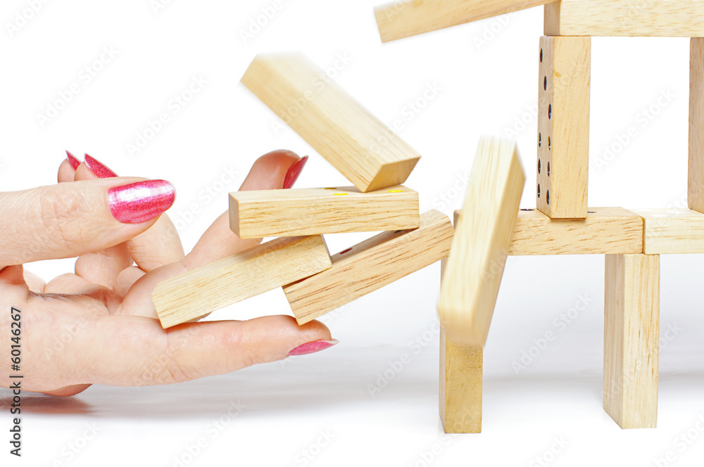 Breaking dominoes house Breaking dominoes house