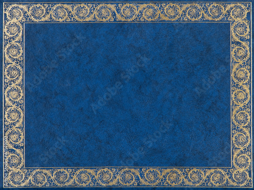 Wallpaper Mural Blue  leather cover Torontodigital.ca