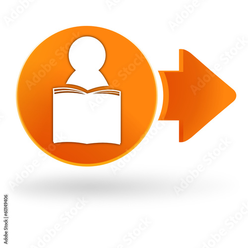 presse journaux sur symbole web orange